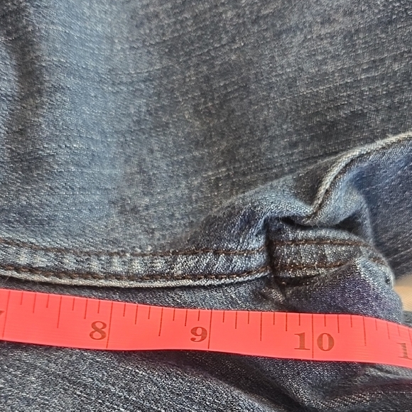 Classic Dark Blue Straight Leg Jeans - Picture 10 of 11